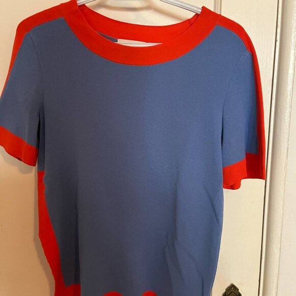 Tory Burch Colorblock T Shirt - Picture 1 of 4